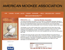 Tablet Screenshot of americanmookeeassociation.com